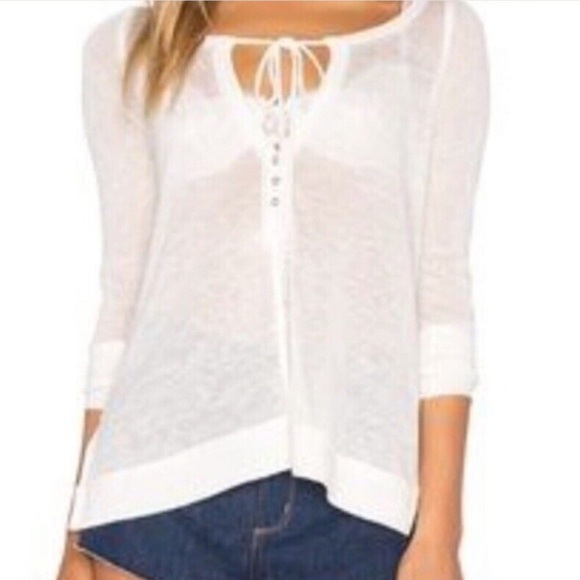 Free People Affogato Hacci top shirt size XS - Picture 10 of 10